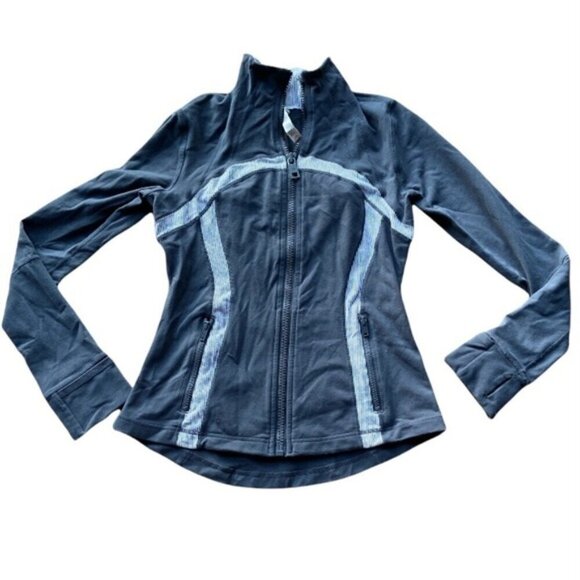 Lululemon define jacket size 8 coal wee stripe - Picture 3 of 8
